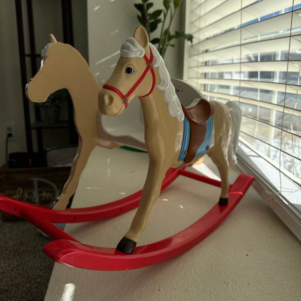 American Girl, bitty baby rocking horse MUSIC WORKS